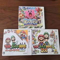 マリオ＆ルイージRPG 星のカービィ3DSソフト 3本セット - メルカリ