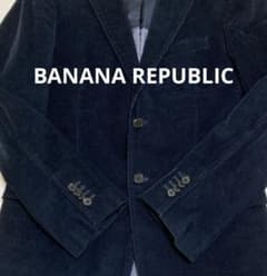 超美品 バナナリパブリック コーデュロイ テーラードジャケット ネイビー 36