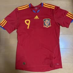 スペイン代表フェルナンド・トーレス/背番号 9/ホームユニフォームadidasのサムネイル