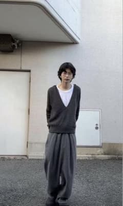 SUNSET傑 MOSSA WOOL WIDE SAROUEL SLACKSのサムネイル