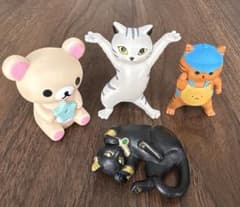 ミニフィギュア 4種セット リラックマ 猫のサムネイル