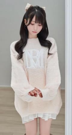 Rosé Muse logo AP puffy knit ピンク　pink Rosé Muse logo AP puffy knit ロゼミューズ ピンク ____