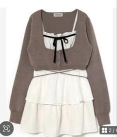 bubbles レイヤードティアードワンピース - メルカリ