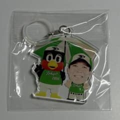 東京ヤクルトスワローズ つば九郎　山田哲人選手　相合傘チャーム　ガチャガチャのサムネイル