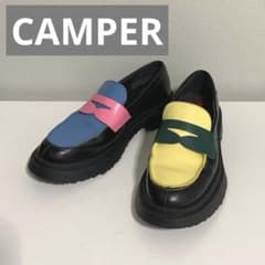 極美品】CAMPER TWINS ローファー マルチカラー バイカラー 38 - メルカリ
