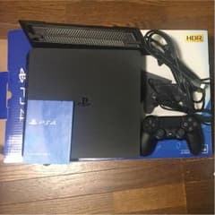 【縦置きスタンド付】PS4本体500GB 2100A  ※イアホン無しのサムネイル