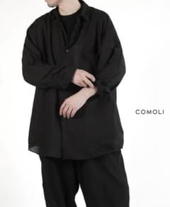 COMOLI 25ss KHADIコットン コモリシャツ 2 - メルカリ