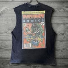 希少】THRASHER スラッシャー　COMICS フェード加工 タンクトップのサムネイル