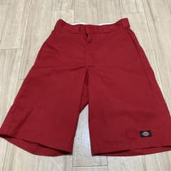 ディッキーズ　ハーフパンツ　42283 赤　レッドのサムネイル