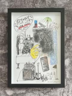 原画/抽象画/ポップアート/現代アート/ストリートアート STORY インテリア 原画/抽象画/ポップアート/現代アート/ストリートアート/STORY