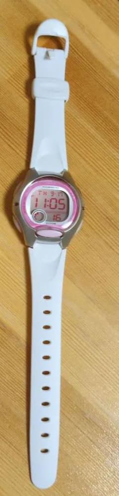 CASIO デジタル腕時計 LW-200 ホワイト ピンクのサムネイル