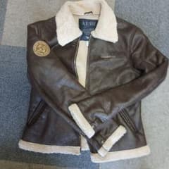 M*K様 Armani Jeans レザージャケット 50 EUのサムネイル