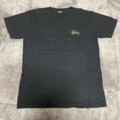 Stüssy ブラック Tシャツ　迷彩ロゴ　Ｓサイズのサムネイル