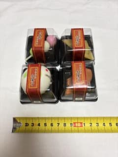 和菓子スクイーズ 4点セットのサムネイル