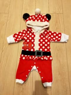 【週末値下げ】サンタ ミニーちゃん クリスマス コスプレ ロンパースのサムネイル