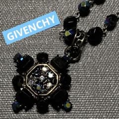 美品 GIVENCHY ジバンシー ビーズ 黒 ネックレス - メルカリ