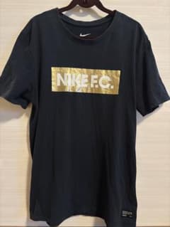 NIKE F.C. Tシャツ ブラック ゴールドのサムネイル