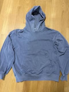 【GU】ウォッシュド スウェットプルパーカ XL くすみグレー ゆるだぼ 古着風のサムネイル