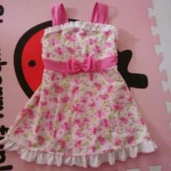 女の子☆花柄水着☆120のサムネイル