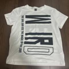 SHEIN ラインストーンロゴ 半袖Tシャツ ホワイトのサムネイル