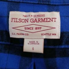 FILSON チェック柄 ワークシャツ S