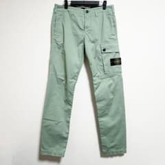 美品】 ストーンアイランド ストレート カーゴパンツ カーキ W31 