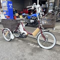 新車未使用　ブリヂストン　電動アシスト自転車　三輪　カラメルブラウン 新車未使用 ブリヂストン 電動アシスト自転車 三輪 カラメルブラウン