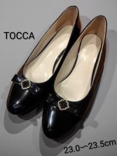 TOCCA エナメル パンプス ブラック レインシューズのサムネイル