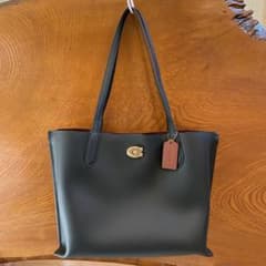 コーチ COACH ウィロウ トートバッグ C0692 レザー グリーン - メルカリ