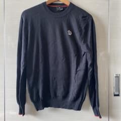 PS Paul Smith ゼブラワッペン クルーネックニット ブラック Mのサムネイル