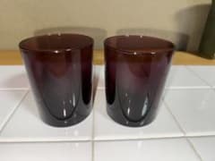 パープルカラー グラス 2個セットのサムネイル