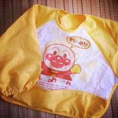 値下げ！アンパンマン お食事 エプロン 前かけ 長袖のサムネイル