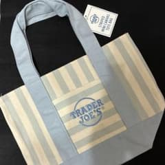 Trader Joe’s キャンバス ミニトートバッグ 【ブルー】のサムネイル