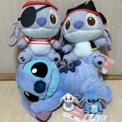 ディズニー スティッチ BIGぬいぐるみ マスコット 5点セット