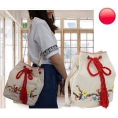 Beautiful floral embroidered shoulder bag