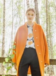 【極美品】Marimekko MOLLIS 34 チェスターコート ロングコートのサムネイル