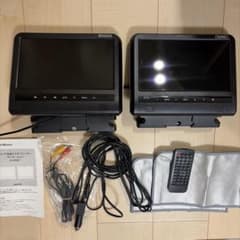 ドリームメーカー 9インチDVDプレーヤー ヘッドレストモニターセット
