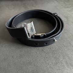 マルニ MARNI レザー ベルト ブラック 75 - メルカリ