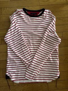TOMMY HILFIGER メンズ 長袖カットソー ボーダー Lのサムネイル