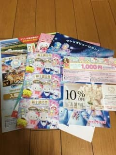 サンリオピューロランド チケット3枚のサムネイル