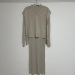 レイヤードニットワンピースのサムネイル