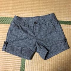 チェック グレー ショートパンツのサムネイル