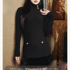 darich 다리치 헴퍼니트 미니 원피스 FREE 사이즈