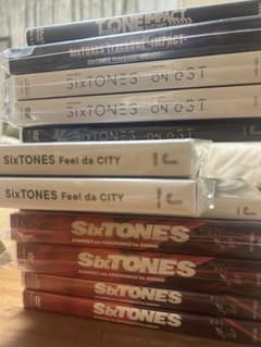【SixTONES】まとめ売りライブDVD.BluRay.パンフレットのサムネイル