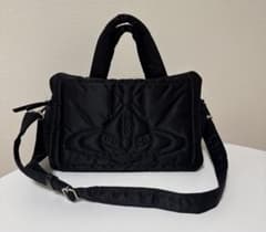 Vivienne Westwood 아이더 다운 보스턴 백 S 블랙