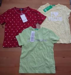 コムサ & UNITED COLORS OF BENETTON Tシャツ3枚のサムネイル