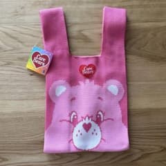 Care Bears ニットバッグ ピンク　ケアベアのサムネイル