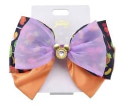Disney jewel ミッキーリボン キャンディ柄ヘアポニー