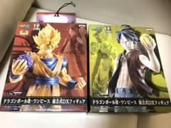 ドラゴンボール改　ワンピース　組立式　DXフィギュア　ルフィ　孫悟空　2体セットのサムネイル