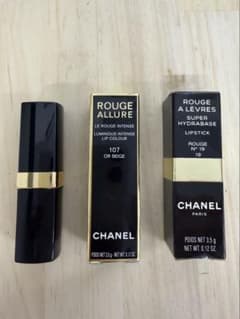 マ*❣様 新品未使用CHANEL ROUGE ALLURE 口紅 3本セット CHANEL シャネル 口紅 3本セット 未使用 箱付き2本 ヴィンテージ
